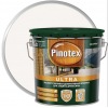 Пропитка декоративная для защиты древесины Pinotex Ultra AWB полуглянцевая белая 2,5 л