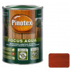 Пропитка декоративная для защиты древесины Pinotex Focus Aqua красное дерево 0,75 л.