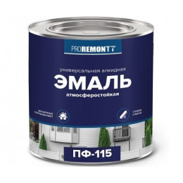 Эмаль ПФ-115 PROREMONTT Антрацит 0.5 кг Л-С
