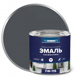 Эмаль ПФ-115 PROREMONTT Антрацит 1.9 кг Л-С