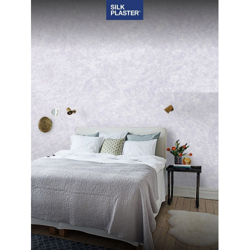 Жидкие обои Silk Plaster Арт Дизайн 218 Светло-лавандовый