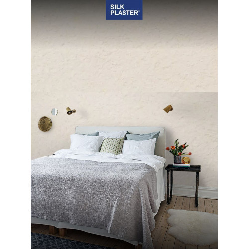 Жидкие обои SILK PLASTER Мастер-Шелк MS 112, белый