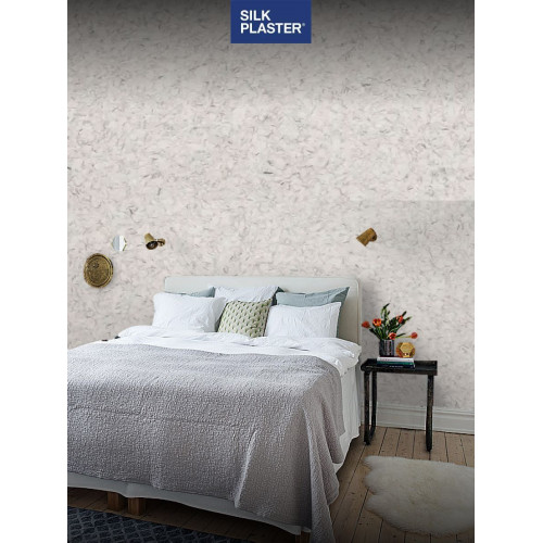 Жидкие обои SILK PLASTER Мастер-Шелк MS 115, пепельный