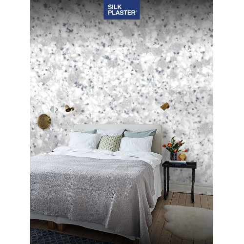 Жидкие обои Silk Plaster Модерн 441 цвет светло-серый