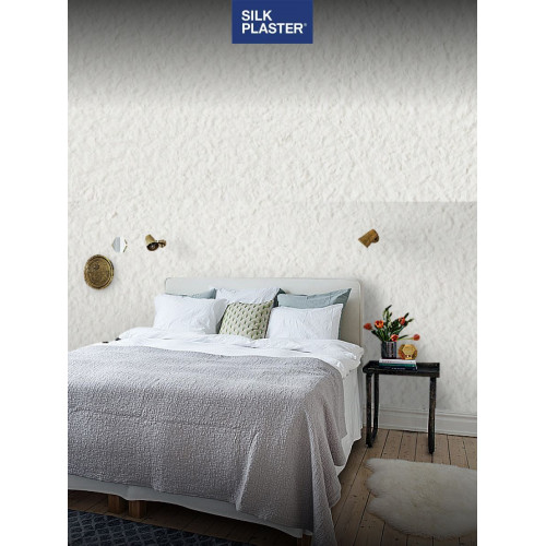 Жидкие обои Silk Plaster Оптима 051 Белые