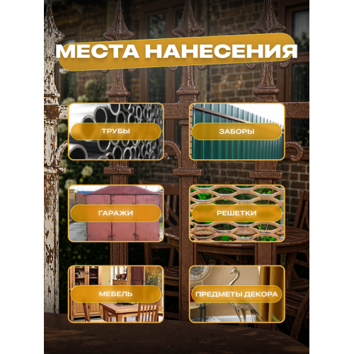 Грунт-эмаль по ржавчине 3 в 1 Sun Color коричневый 0.8 кг