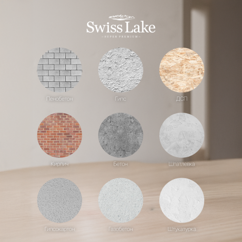 Грунтовка водно-дисперсионная Swiss Lake Primer 1:3 Wall Control универсальная 10 кг