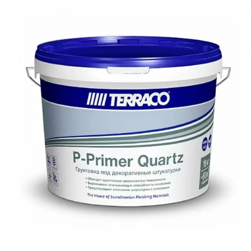 Грунтовка адгезионная кварцевая Terraco P-Primer Quartz 16 л