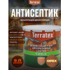 Антисептик лессирующий декоративный пропитка для дерева Terratex на алкидной основе, Орех 9 л
