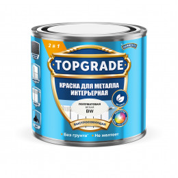 Краска для металлических поверхностей Topgrade интерьерная BW 0.5 л