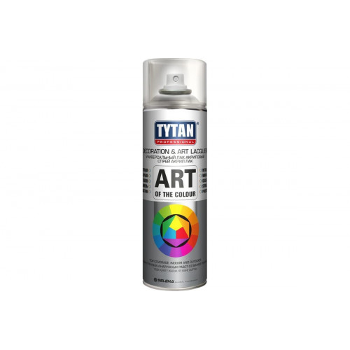 Лак универсальный аэрозольный акриловый Tytan Professional Art of the colour матовый 400 мл