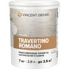 VINCENT DECOR TRAVERTINO ROMANO декоративное покрытие с эффектом камня травертина 14 кг