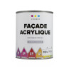 VINCENT FACADE ACRYLIQUE F 2 краска фасадная суперстойкая матовая база C 0.9 л