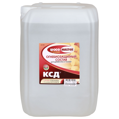 Огнебиозащитный состав для древесины и тканей Woodmaster КСД 23 кг