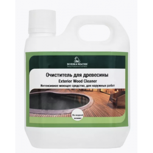 Очиститель для древесины Borma Wachs Exterior Wood Cleaner 1 л