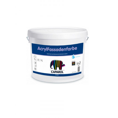 CAPAROL ACRYL FASSADENFARBE краска фасадная водоразбавляемая матовая база 3 9,4 л