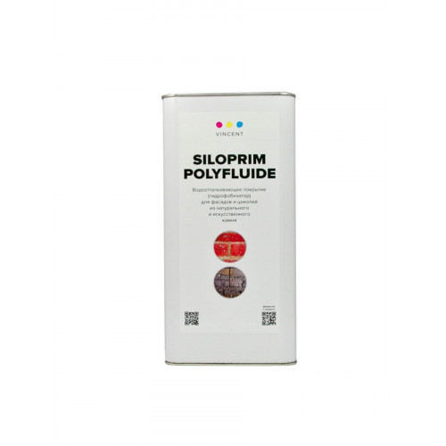 VINCENT SILOPRIM POLYFLUIDE профессиональный гидрофобизатор для фасадов и цоколей 1 л