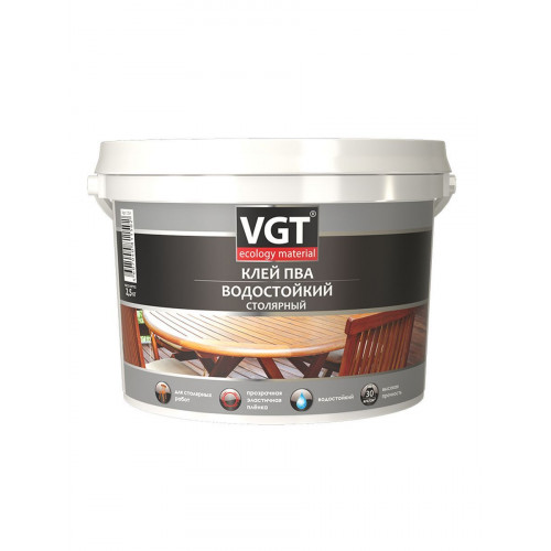 Клей ПВА водостойкий VGT 10 кг