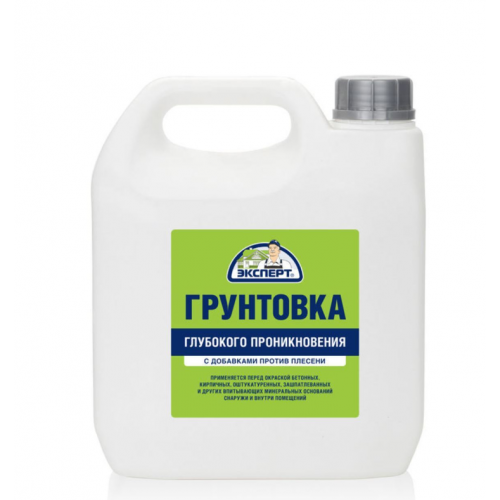 Эксперт Грунтовка глубокого проникновения -30С° 3 кг канистра