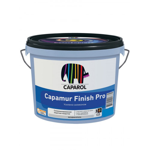 CAPAROL CAPAMUR FINISH PRO краска водно-дисперсионная для наружных работ База 1 10 л