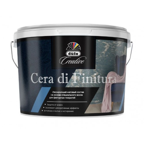 Покрытие декоративное лессирующее Dufa Creative Cera Di Finitura матовое 2,5 л