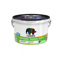 CAPAROL SAMTEX 3 Pro краска латексная для стен и потолков матовая база 1 2,5 л