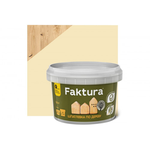 Faktura Шпатлевка акриловая по дереву для вн/нар. работ сосна 0,4 кг