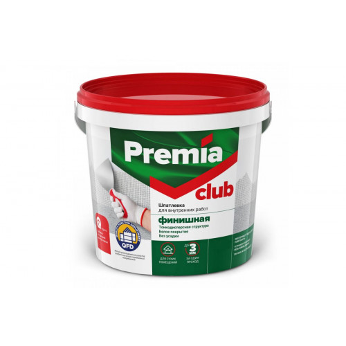 Premia Club Шпатлевка финишная для внутренних работ 3,5 кг