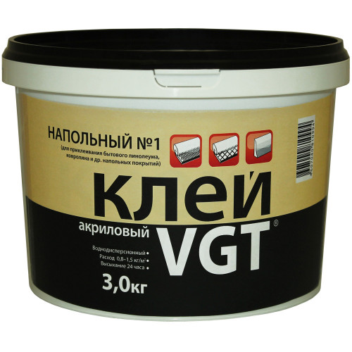 Клей напольный № 1 «Эконом» VGT 3 кг