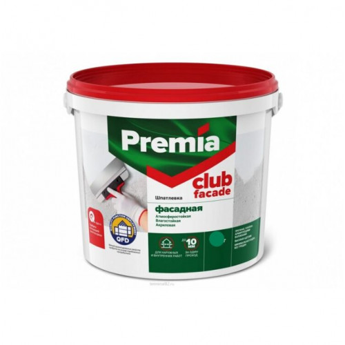 Premia Club Шпатлевка фасадная 3,5 кг