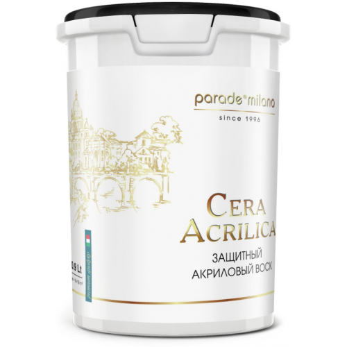 Декоративный защитный воск акриловый Parade Cera Acrilica 0,9 л