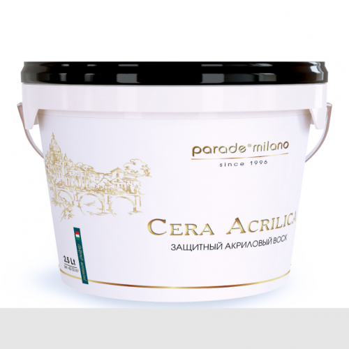 Декоративный защитный воск акриловый Parade Cera Acrilica 2,5 л