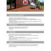 Декоративное масло для фасадов и террас V33 цвет венге 2,5 л