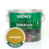 Лазурь для дерева алкидная полуглянцевая Husky Siberian цвет калужница 2,7 л