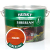 Лазурь для дерева алкидная полуглянцевая Husky Siberian цвет рябина 9 л