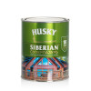 Лазурь-антисептик для дерева алкидная сверхпрочная Husky Siberian Суперлазурь цвет красное дерево 0,9 л