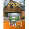 Акриловый антисептик для дерева полуматовый Husky Siberian Эко-Лазурь цвет клен 0,9 л