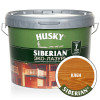 Акриловый антисептик для дерева полуматовый Husky Siberian Эко-Лазурь цвет клен 9 л