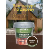 Акриловый антисептик для дерева полуматовый Husky Siberian Эко-Лазурь цвет кофейное дерево 0,9 л