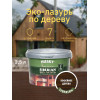 Акриловый антисептик для дерева полуматовый Husky Siberian Эко-Лазурь цвет кофейное дерево 2,5 л