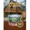 Акриловый антисептик для дерева полуматовый Husky Siberian Эко-Лазурь цвет ореховое дерево 2,5 л