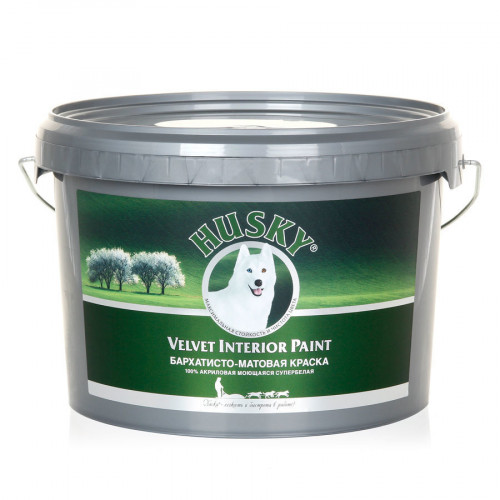 Бархатная краска для стен Husky Velvet Interior Paint 2,5 л