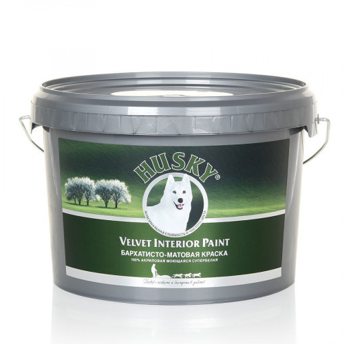 Бархатная краска для стен Husky Velvet Interior Paint 2,5 л