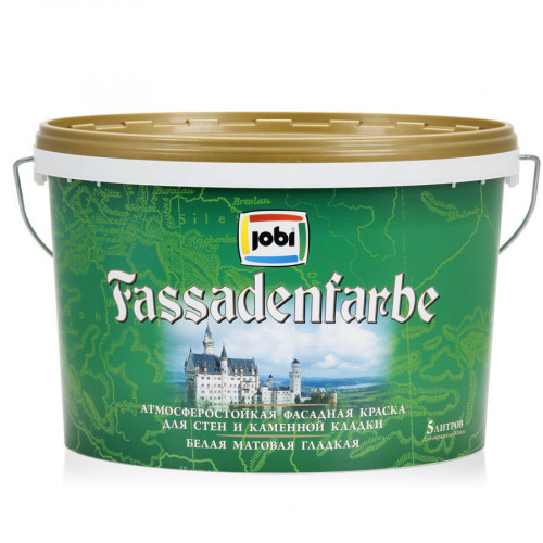 Jobi FASSADENFARBE Краска фасадная -20С 5 л