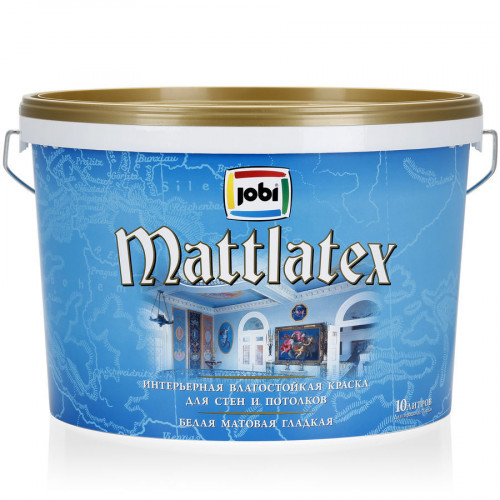 Jobi MATTLATEX Краска влагостойкая -30С 10 л
