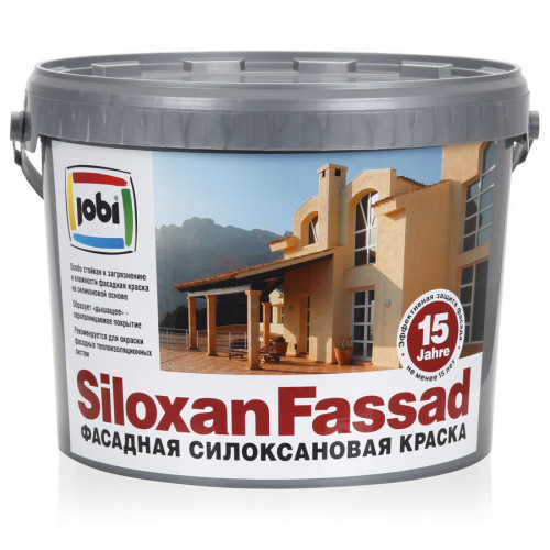 Jobi SILOXANFASSAD Краска фасадная силоксановая 10 л