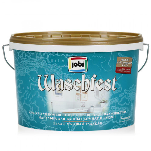 Jobi WASCHFEST Краска для ванных и кухонь -20С 5 л