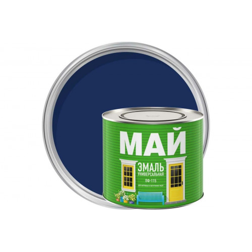 Май ПФ-115 эмаль, синяя 1,9 кг