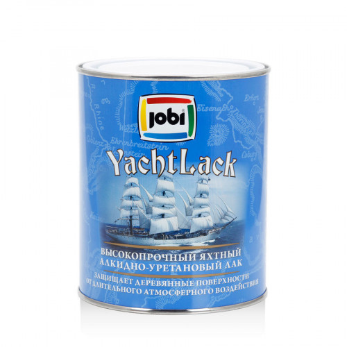 Jobi YACHTLACK Лак яхтный алкидно-уретан пмат 0,9 л