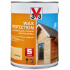Алкидный антисептик для дерева с воском V33 Wax Protection цвет бесцветный 0,9 л